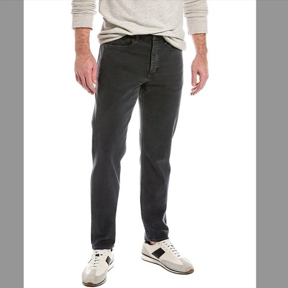 NWT Rag & Bone Fit 2 Slim Fit Straight Jeans In Kent Size 29 Dark Grey Charcoal